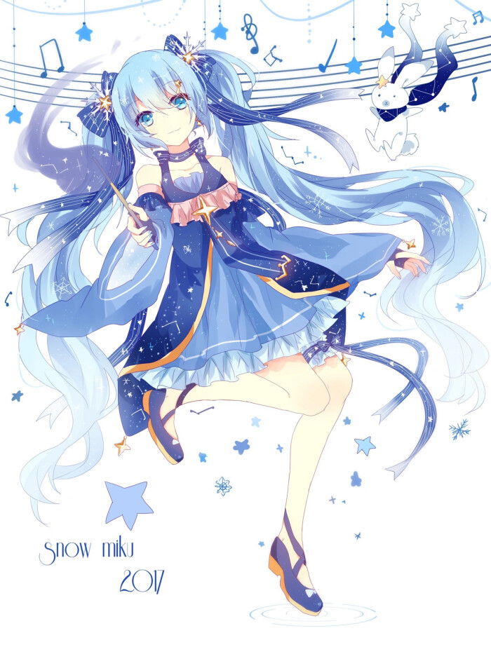 女生头像 动漫 初音未来 星辰