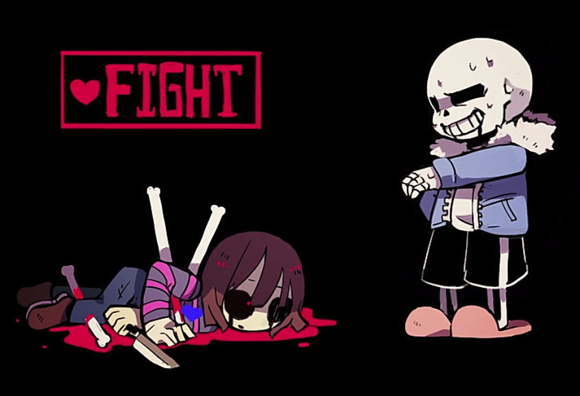 undertale——sans&chara