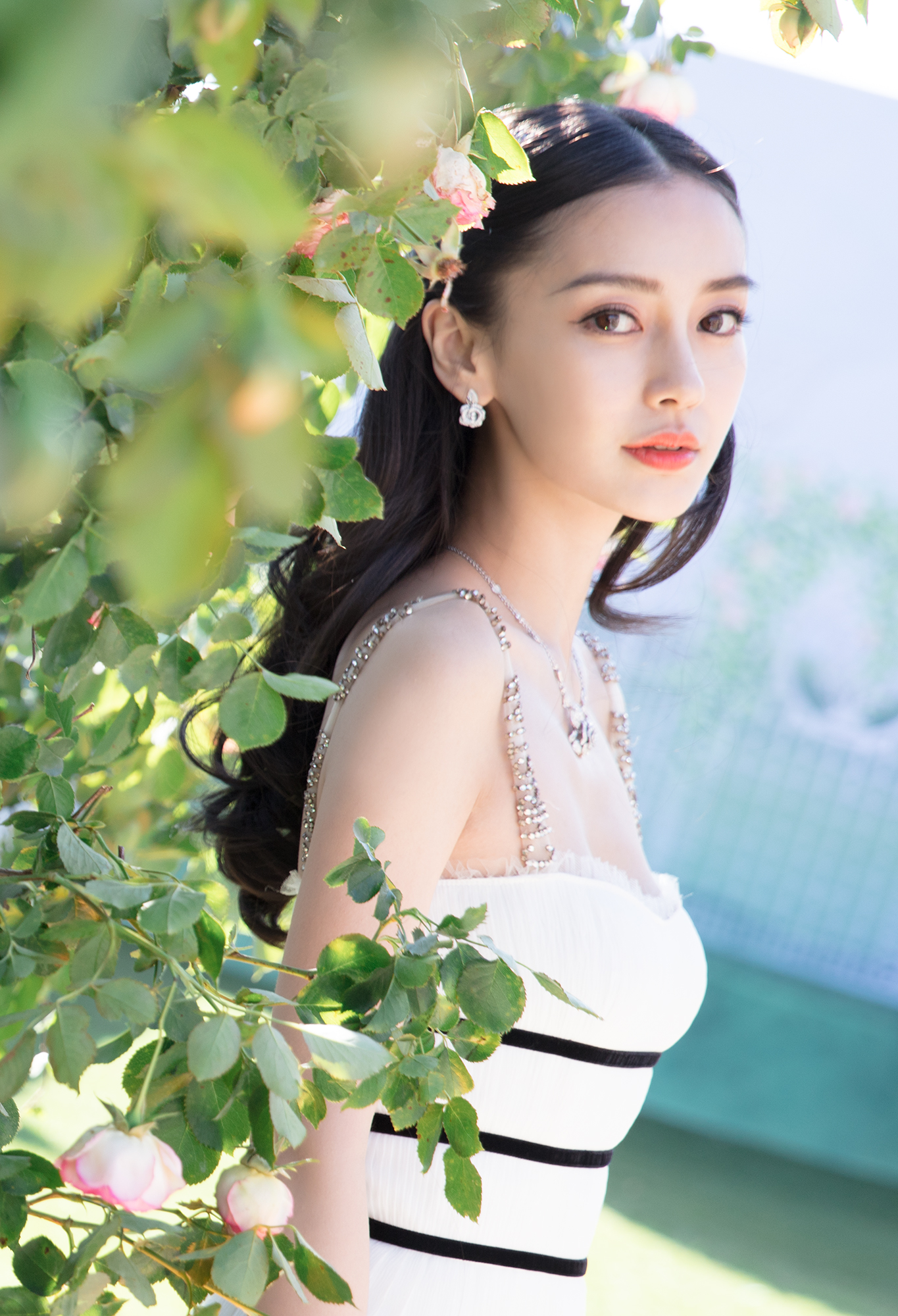 2017巴黎时装周七月街拍:angelababy(杨颖(是仙女本人没错)