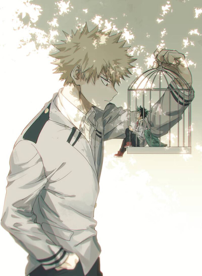 我的英雄学院 胜出(爆豪胜己 出谷绿久)-堆糖,美