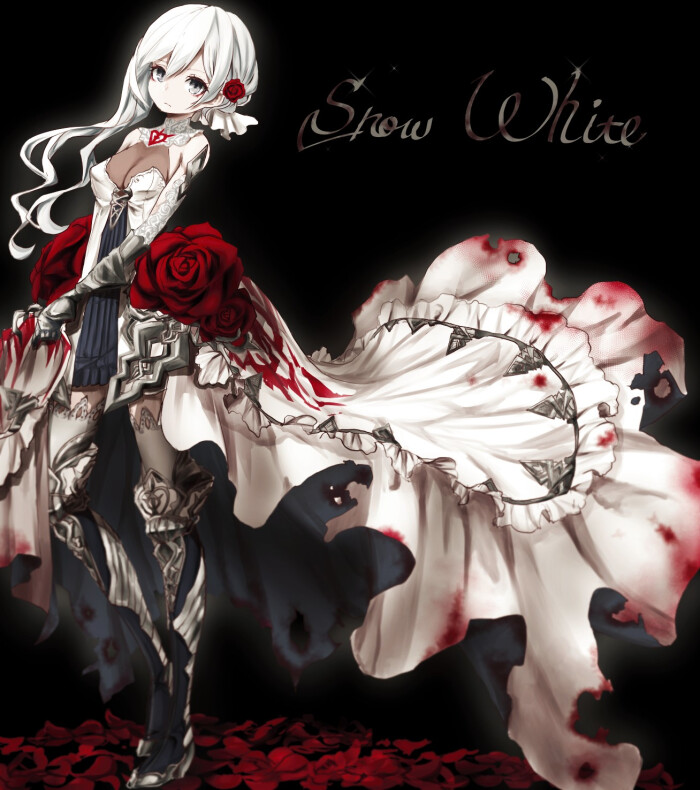 sinoalice 死亡爱丽丝 白雪公主 绘师:なるゑ 本作品pixiv id=