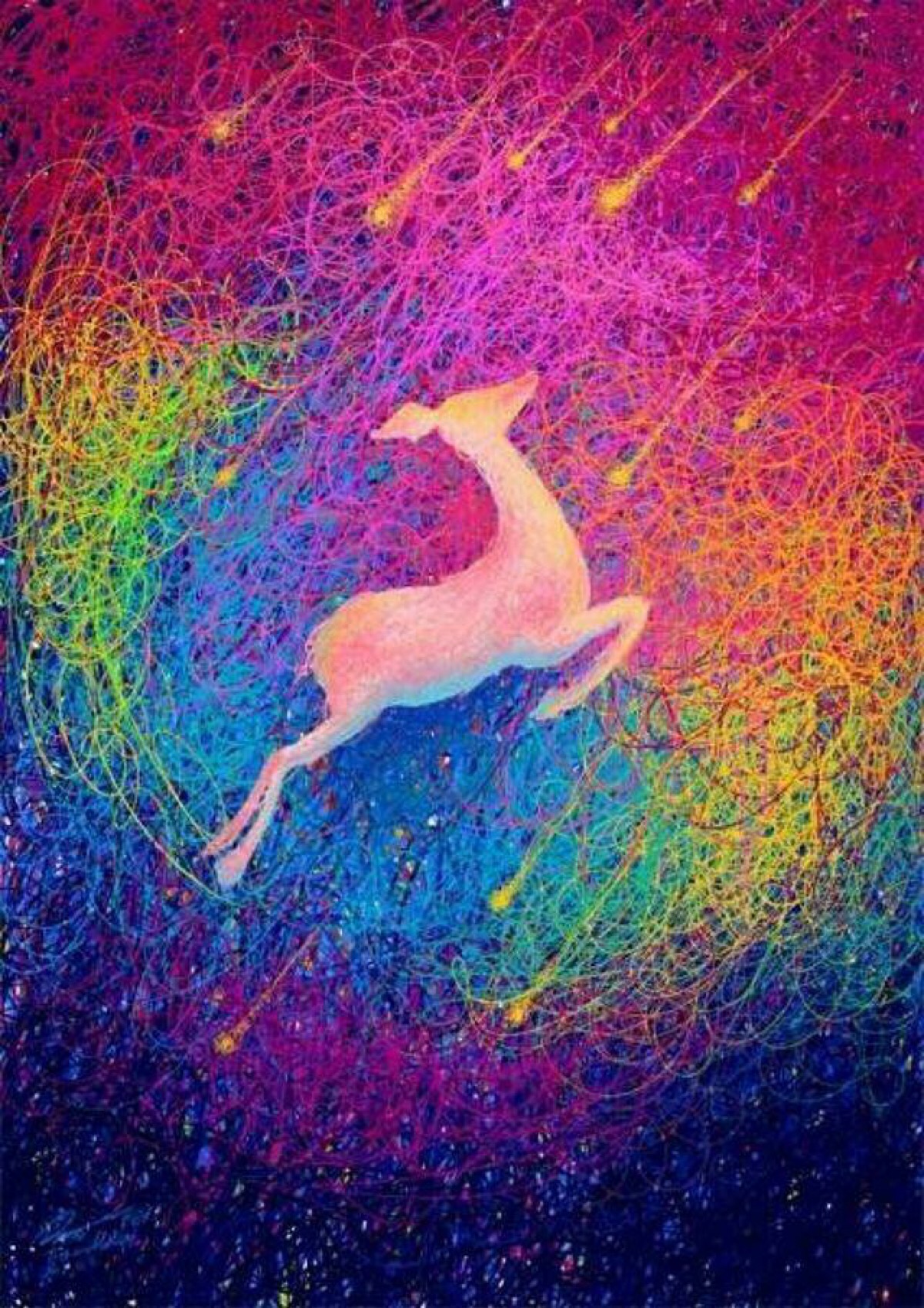 色粉画 