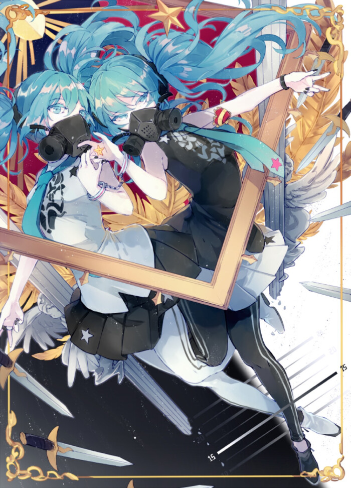 萌妹子,初音未来,v家,动漫美少女,二次…-堆糖,美好