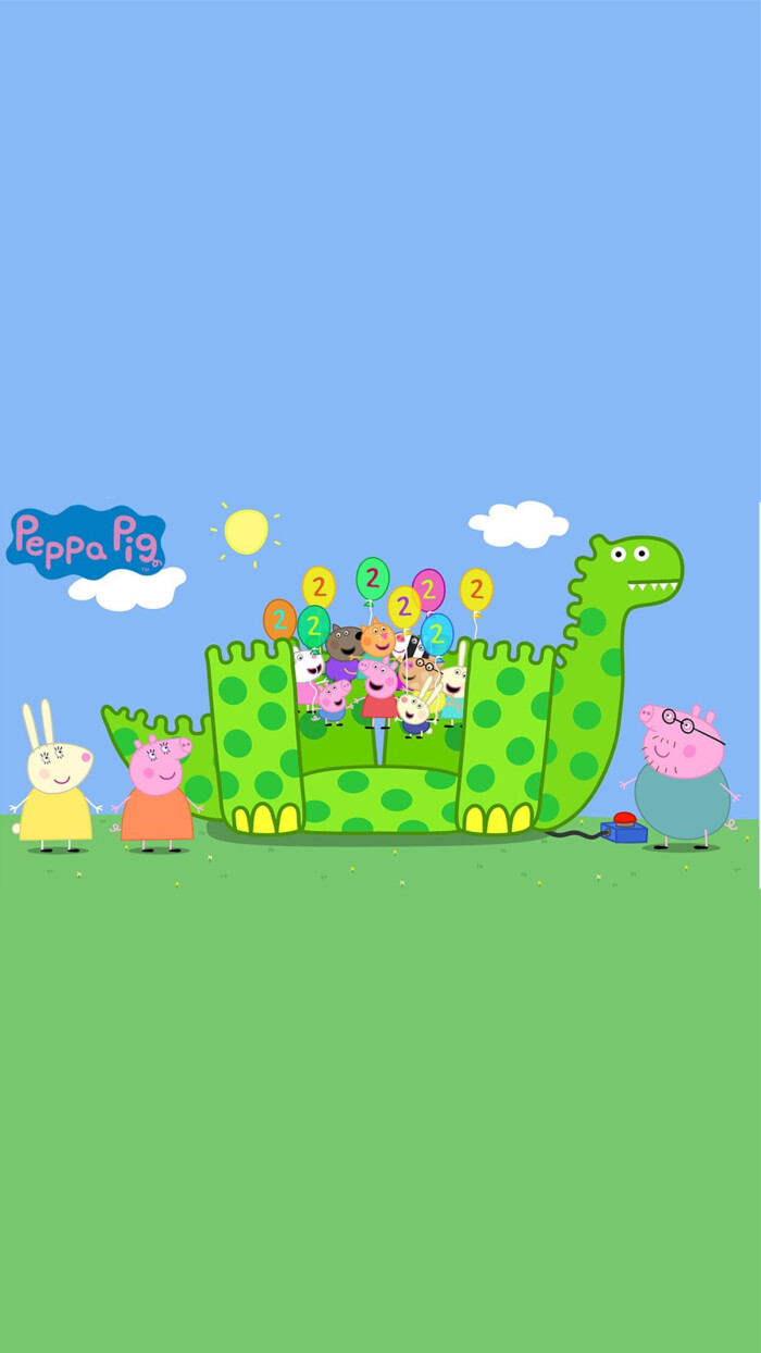 iphone 壁纸 佩奇小猪 peppa pig