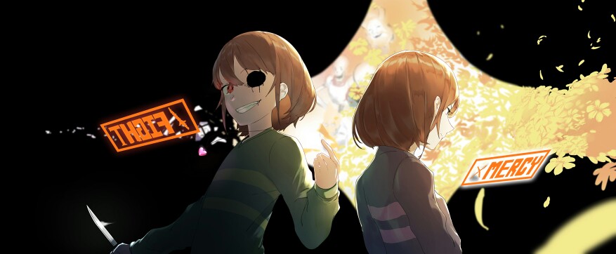 undertale——chara&frisk