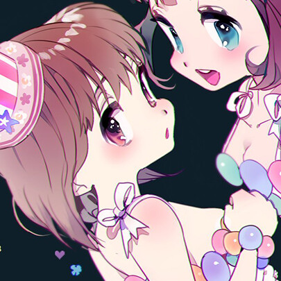 【星酱】动漫百合头(动漫二次元 情侣头像 头像)