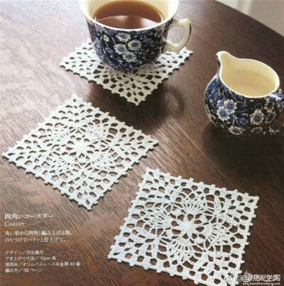 每日分享 钩针#一些针法简单的单元花图案,可以用来拼接成围巾,毯子