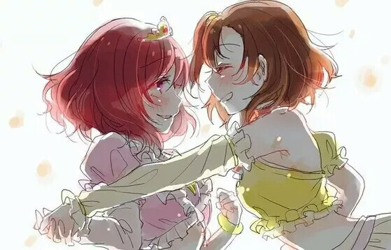 西木野真姬 高坂穗乃果 nixikino maki kosaka honoka lovelive