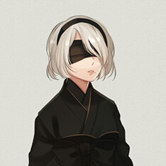 【星酱】尼尔机械纪元情头(动漫二次元 情侣头像 头像)2b 9s