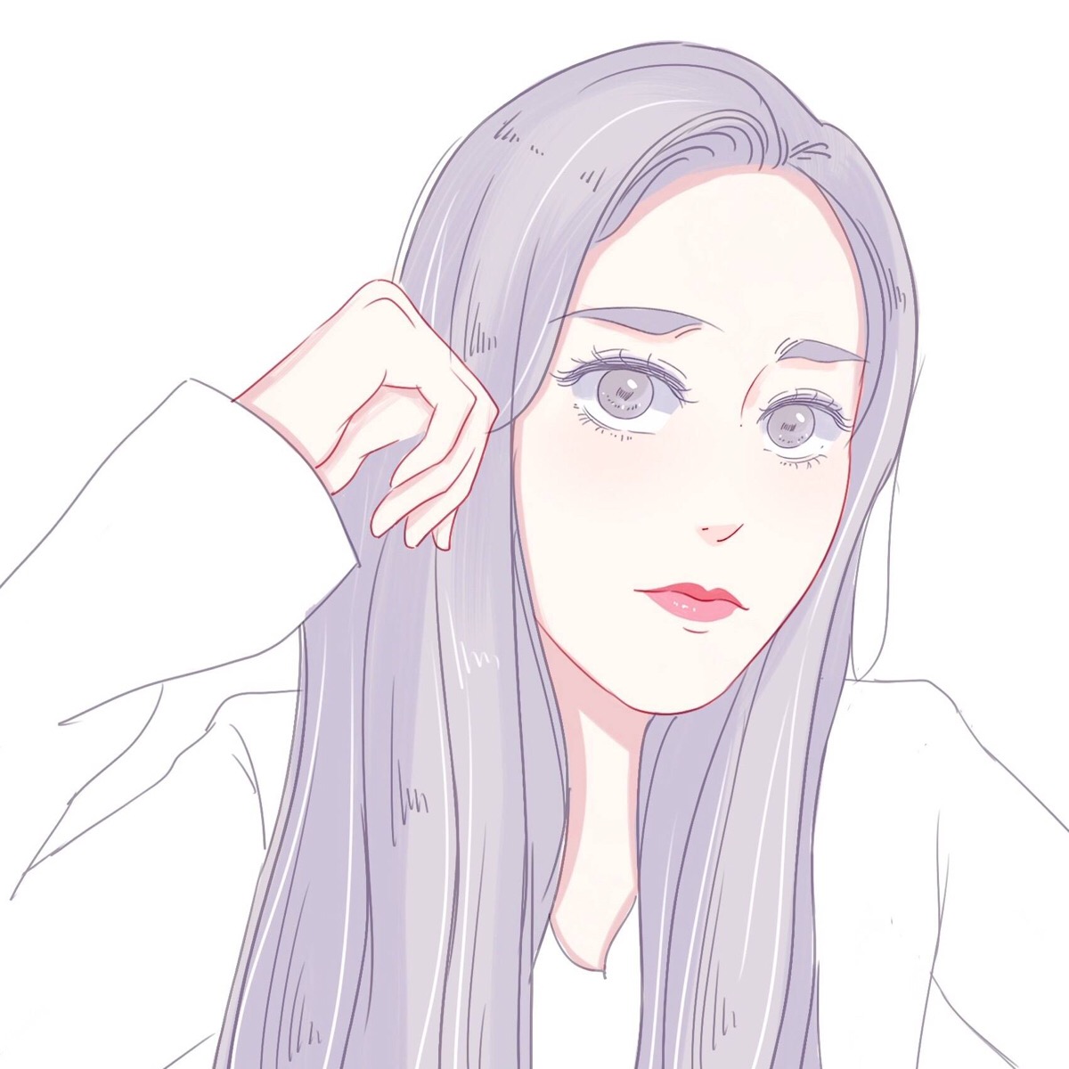 手绘头像 插画头像 绘画头像 动漫头像 卡通头像 漫画头像