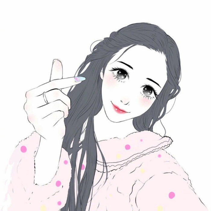 手绘头像 插画头像 绘画头像 动漫头像 卡通头像 漫画头像 @四眼妹丫