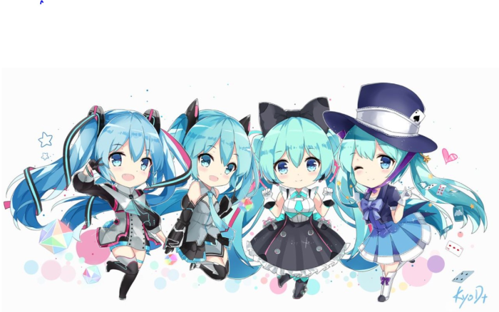 四人q版初音未来