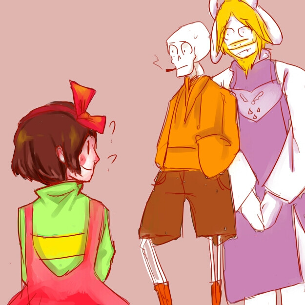 undertaleau——underswap(papyrus&asgone&chara)