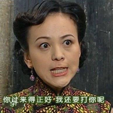 表情包 【你过来的正好 我还要打你呢】 雪姨 抱歉