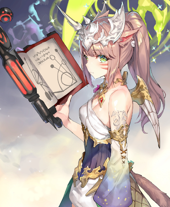 ももこ可爱仙女动漫少女长发马尾精灵