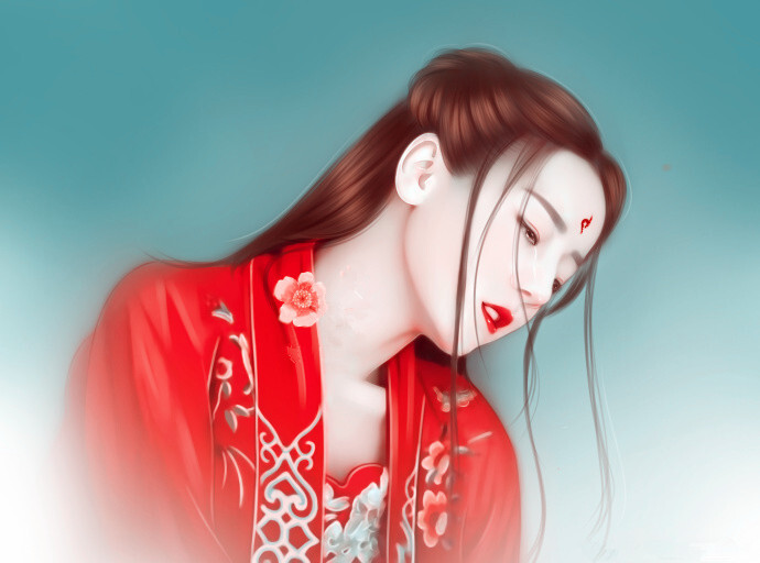迪丽热巴手绘