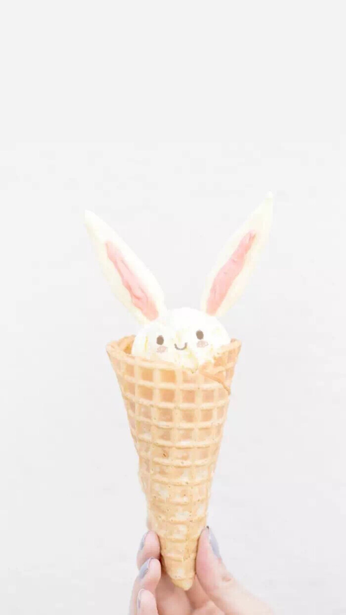 兔子冰淇淋壁纸