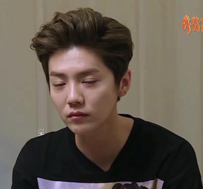 呆萌傻狍子 鹿晗 luhan #壁纸 #头像