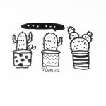 【手绘】简单又实用的黑白小插画→_#手帐素材#get