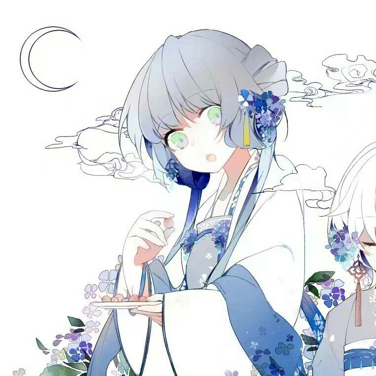 闺蜜头像 百合头像 洛天依 古风 中国风 可爱