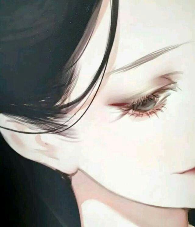 古风 女子 侧颜 眼睛