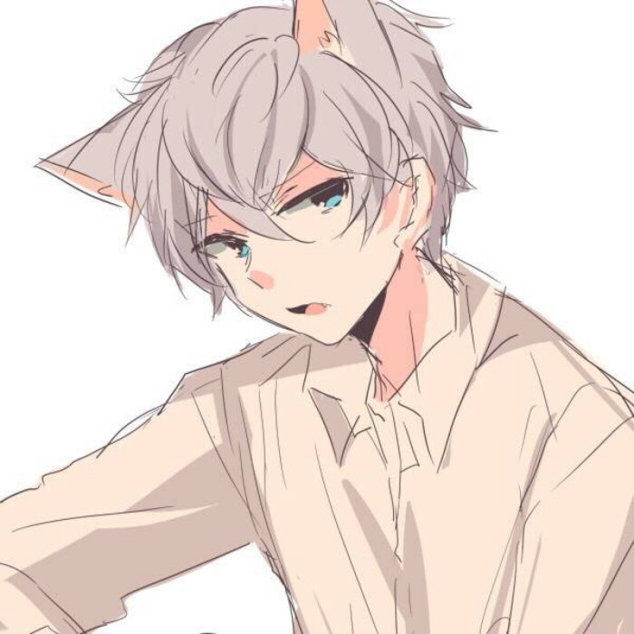 帅帅男头 猫耳