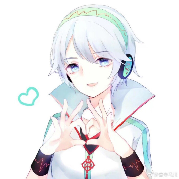 萌系 简约 团头系 二次元 笔芯手势 言和 歌姬