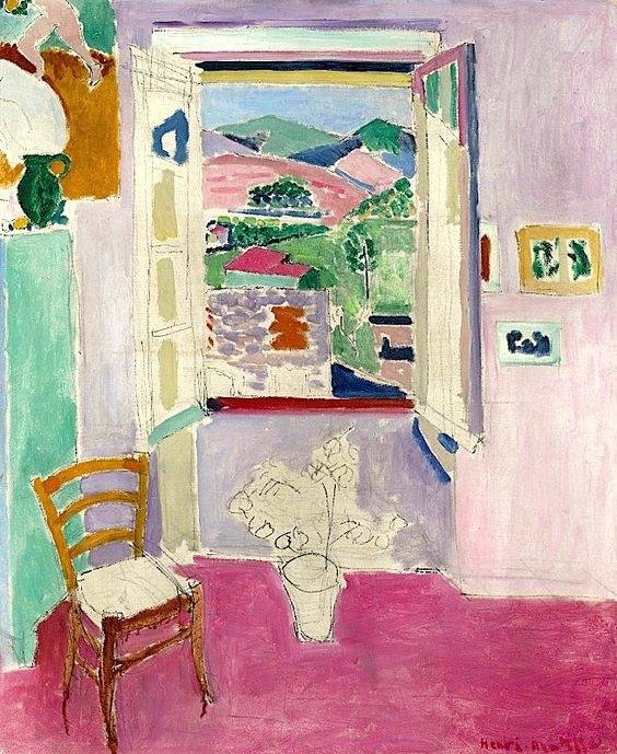 窗前风景henri matisse 亨利·马蒂斯