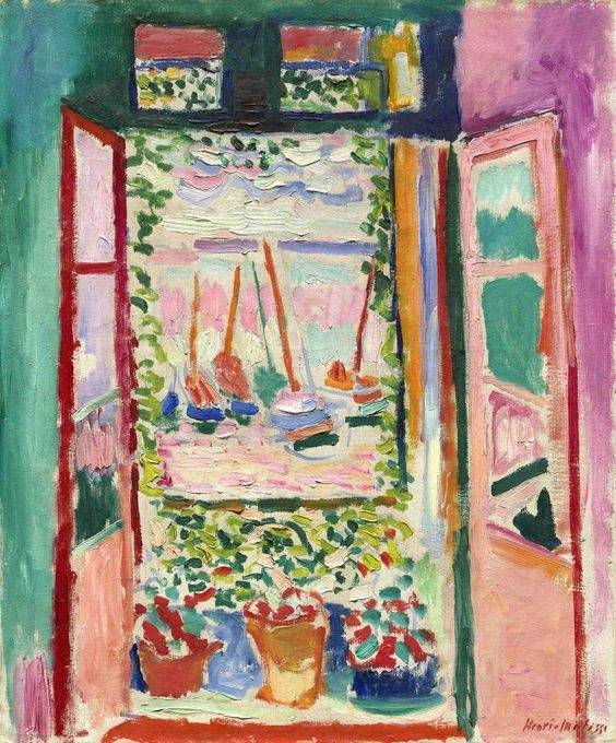 窗前风景 henri matisse 亨利·马蒂斯