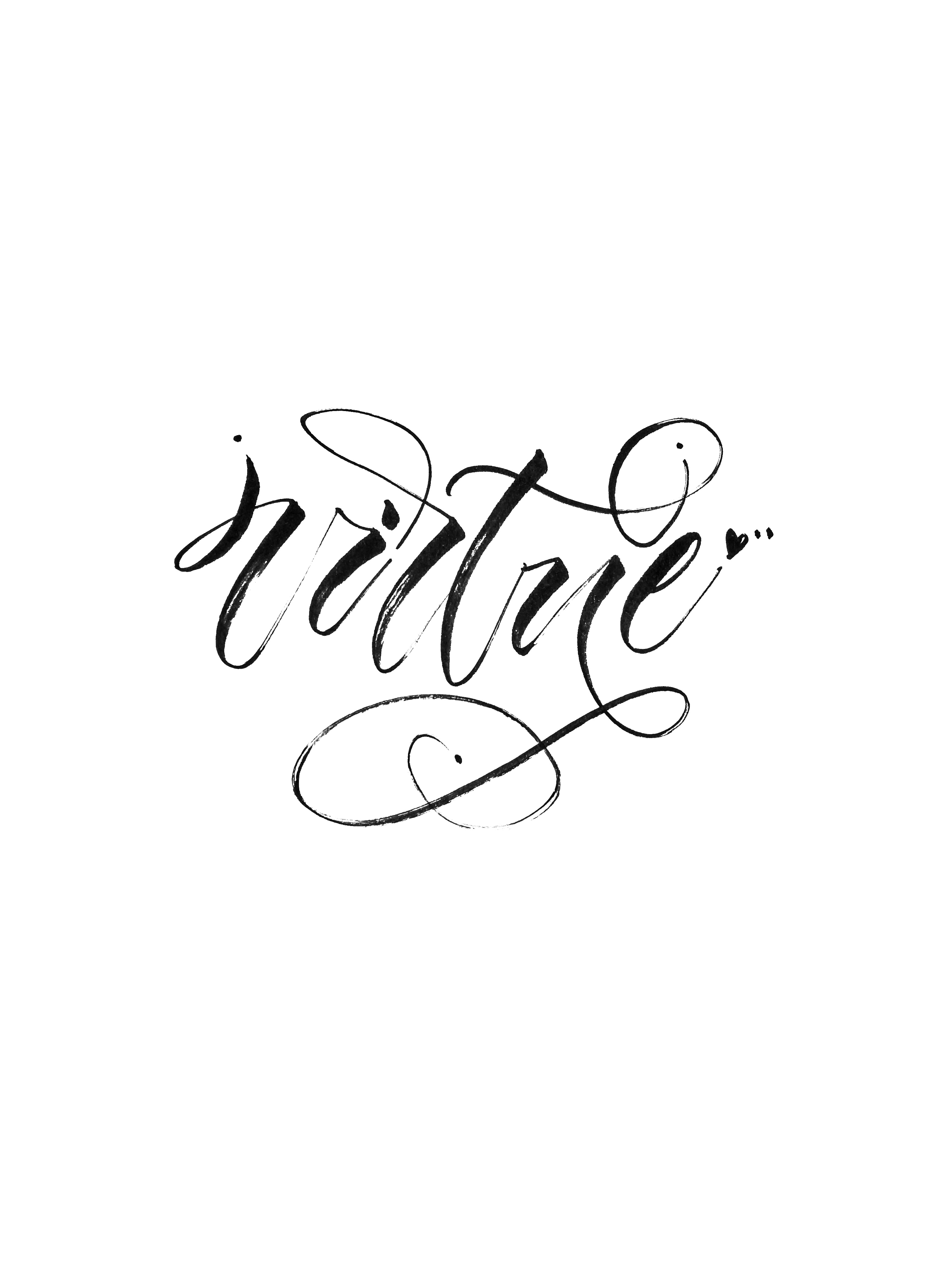 brushlettering 手写英文#艺术#设计#手写#英文