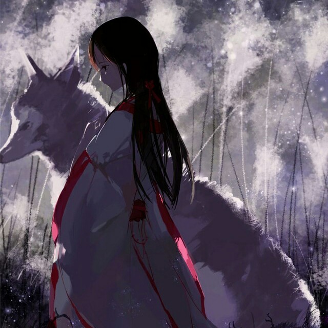 头像 漫头 女头 神秘少女 古风 狼女