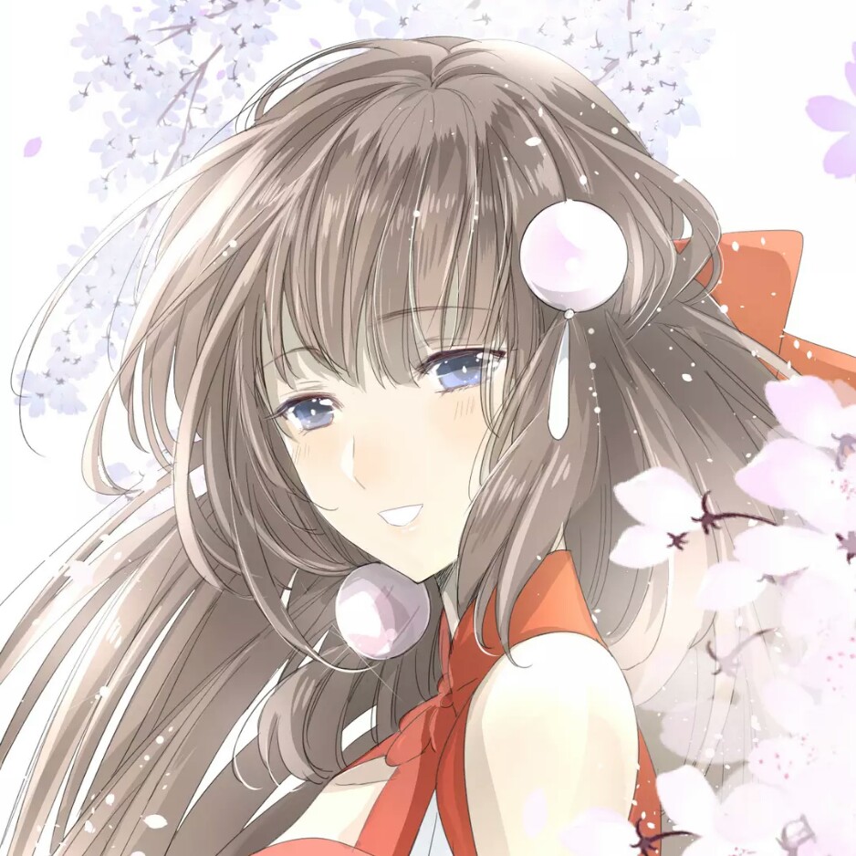 动漫 女头 古风 优雅 巫祝少女 迷子