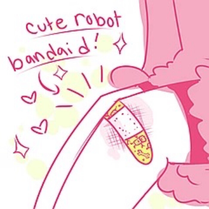 cute robot bandaid!创可贴