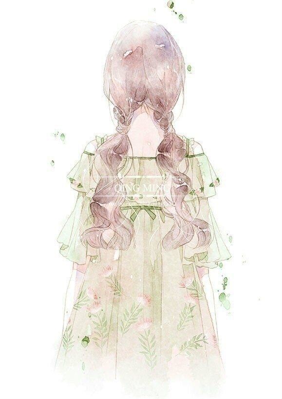 两人闺密头像 花之少女 背影 卡通-堆糖,美好生活研究