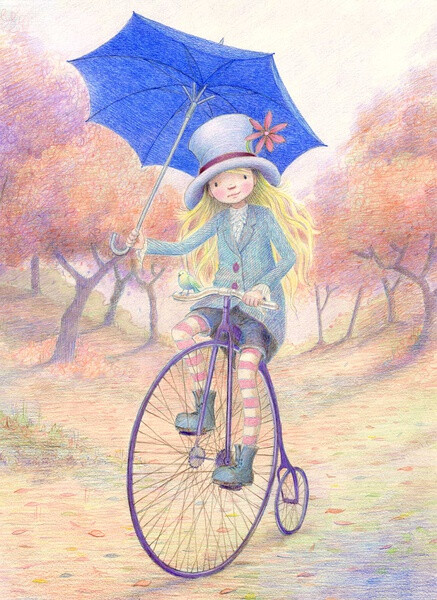 kathy hare—彩铅画