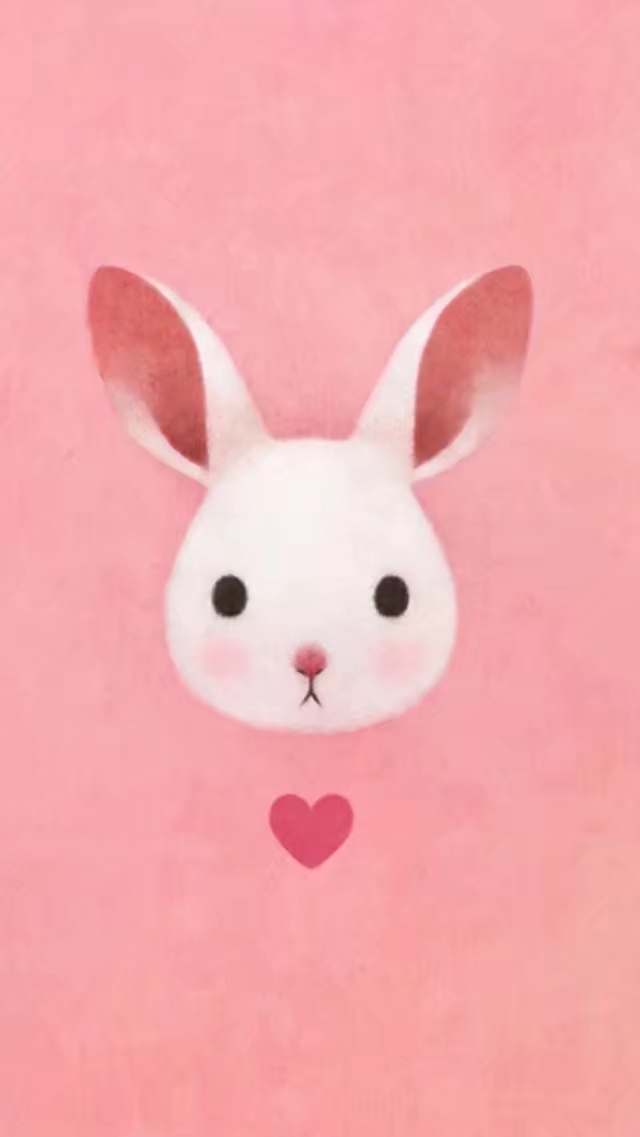 少女心 粉色 可爱 壁纸 头像 兔子