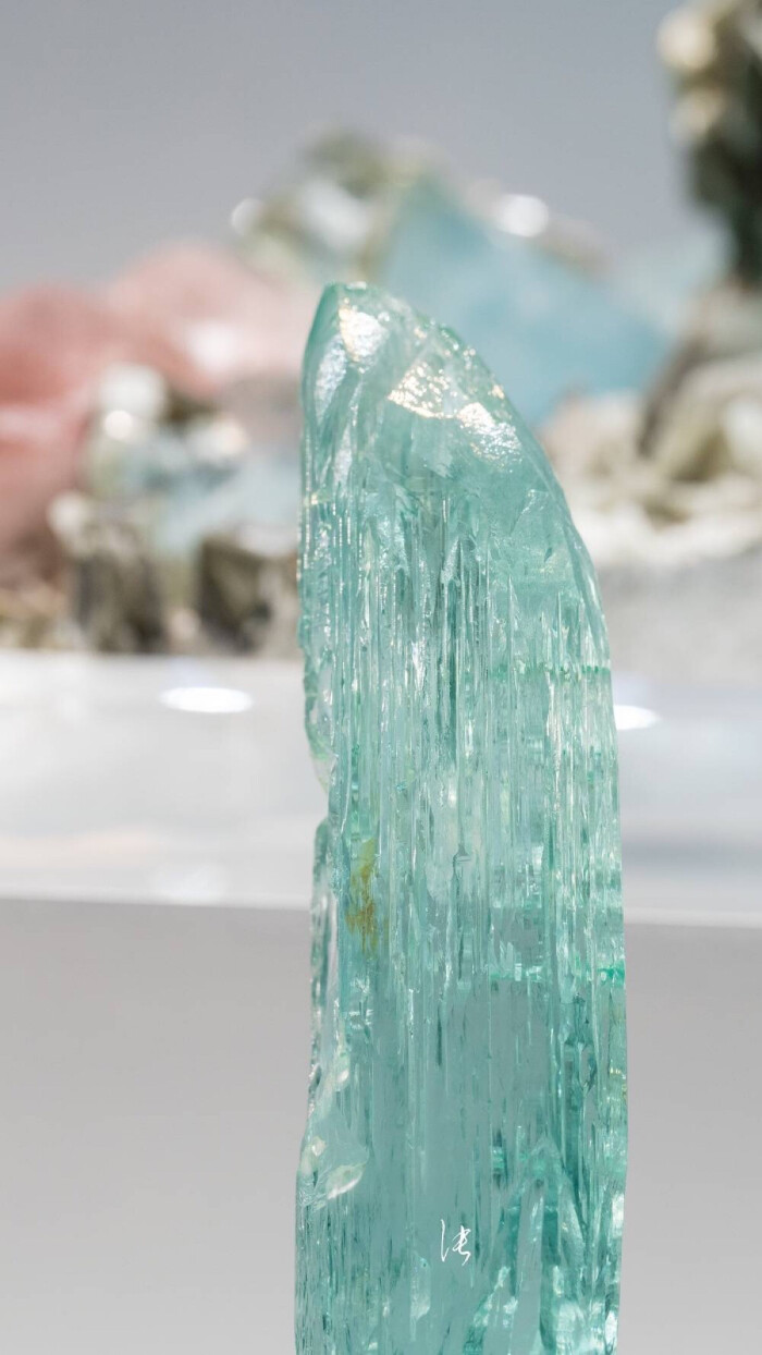 各种海蓝宝石!中国地质博物馆的"世界矿物精品(2017)展览"