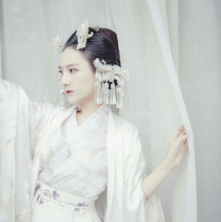 自截,头像,古风,古风真人头像,古风头像,女头,汉服,唯美,森系,意境,小