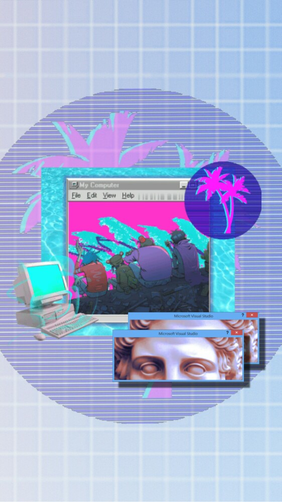 不蒸馒头蒸汽波 vaporwave