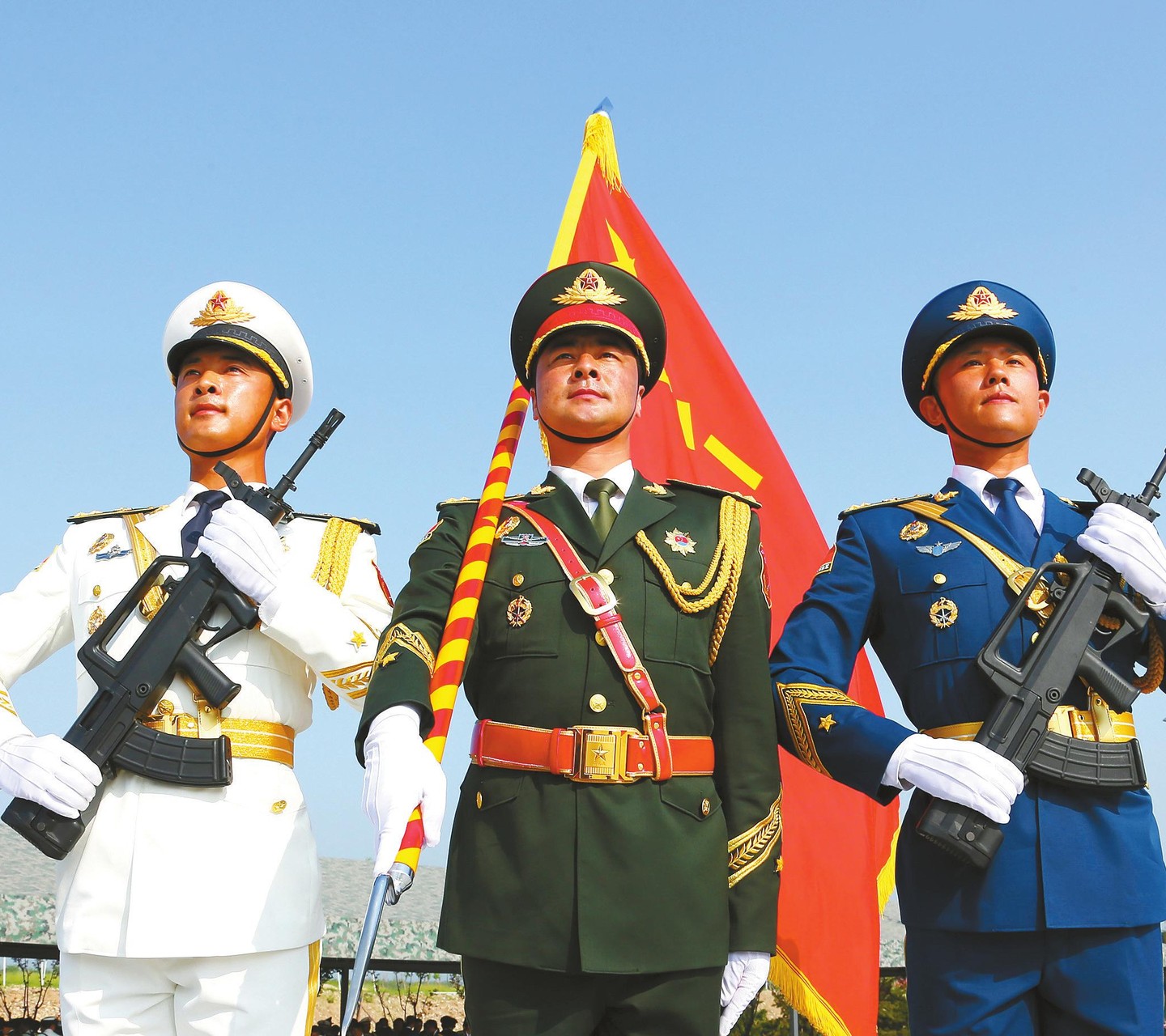 抗战胜利70周年阅兵预演