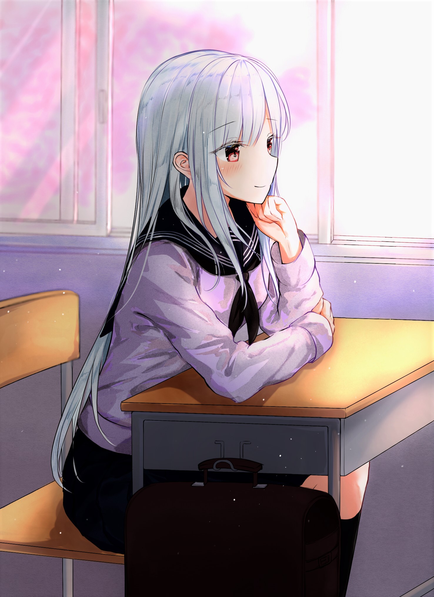 二次元 少女 校服 校园风 p站