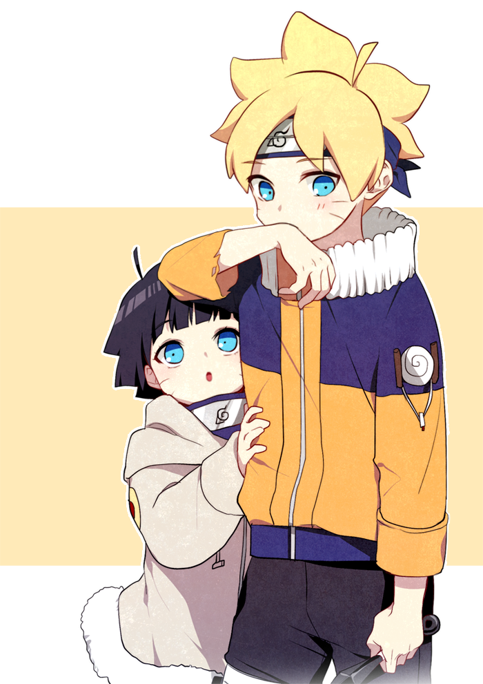 漩涡兄妹俩 萌萌哒~(≥▽≤)