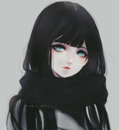 意境 插画 头像 壁纸 动漫 唯美 清新 甜美 可爱 凊纯 长发 精致 女生