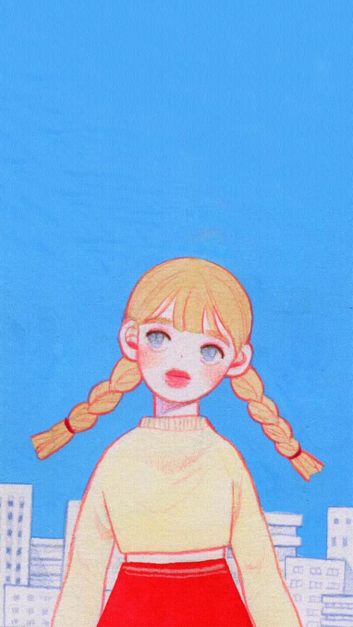 可爱 日系 少女心 软妹 壁纸 手绘