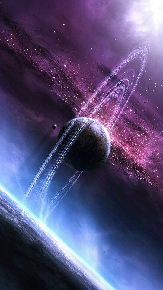 水彩星空