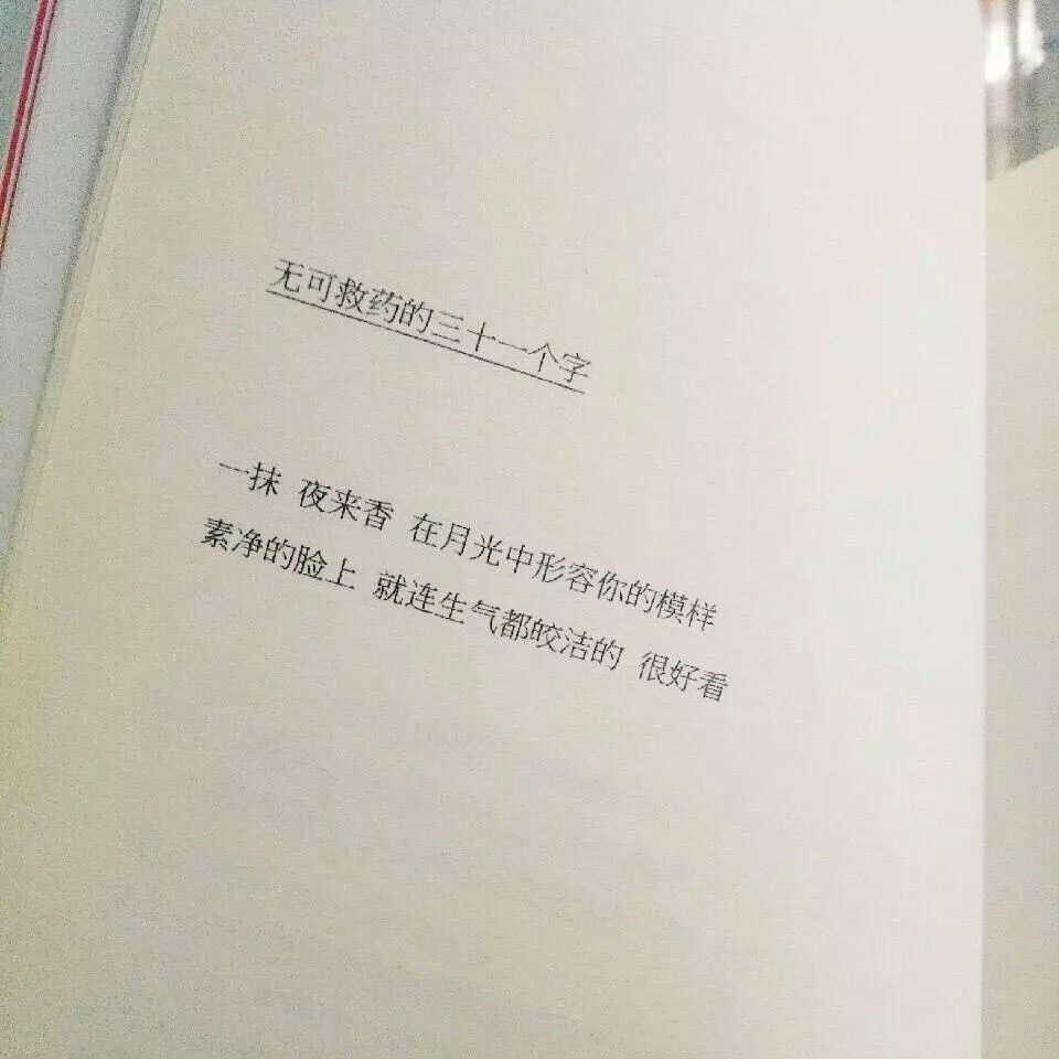 无可救药的三十一个字