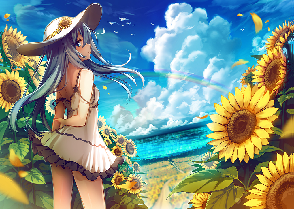 二次元 少女 夏日 小清新 p站