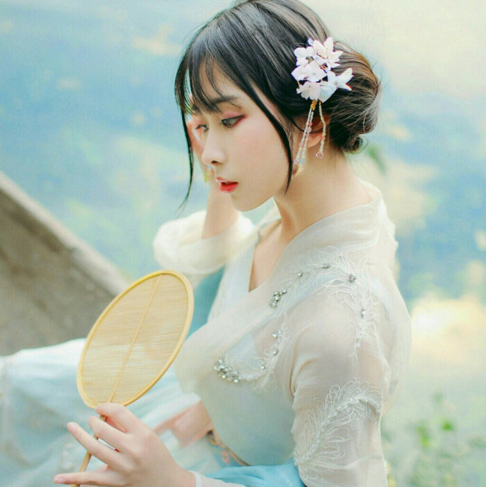 自截,头像,古风真人头像,古风头像,女头,汉服,唯美,小清新,汉服摄影.