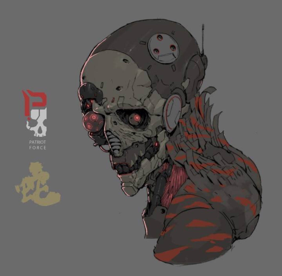 骷髅插画