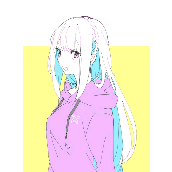 动漫 头像 白发 女